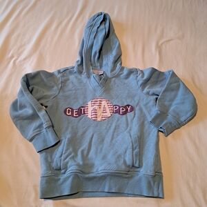 Hanna Andersson light blue hoodie size 110 or 5